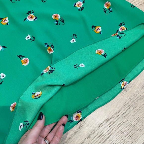 NEW Mini Dress, SOCIALITE, Floral, Flowy Skirt, Button Details, Long Sleeve, S - Picture 12 of 12